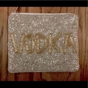 Small beaded change bag